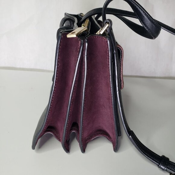 Kate Spade Zarinah Hyde Place Black Leather Handbag Shoulder Bag‎ Purse - Picture 4 of 13